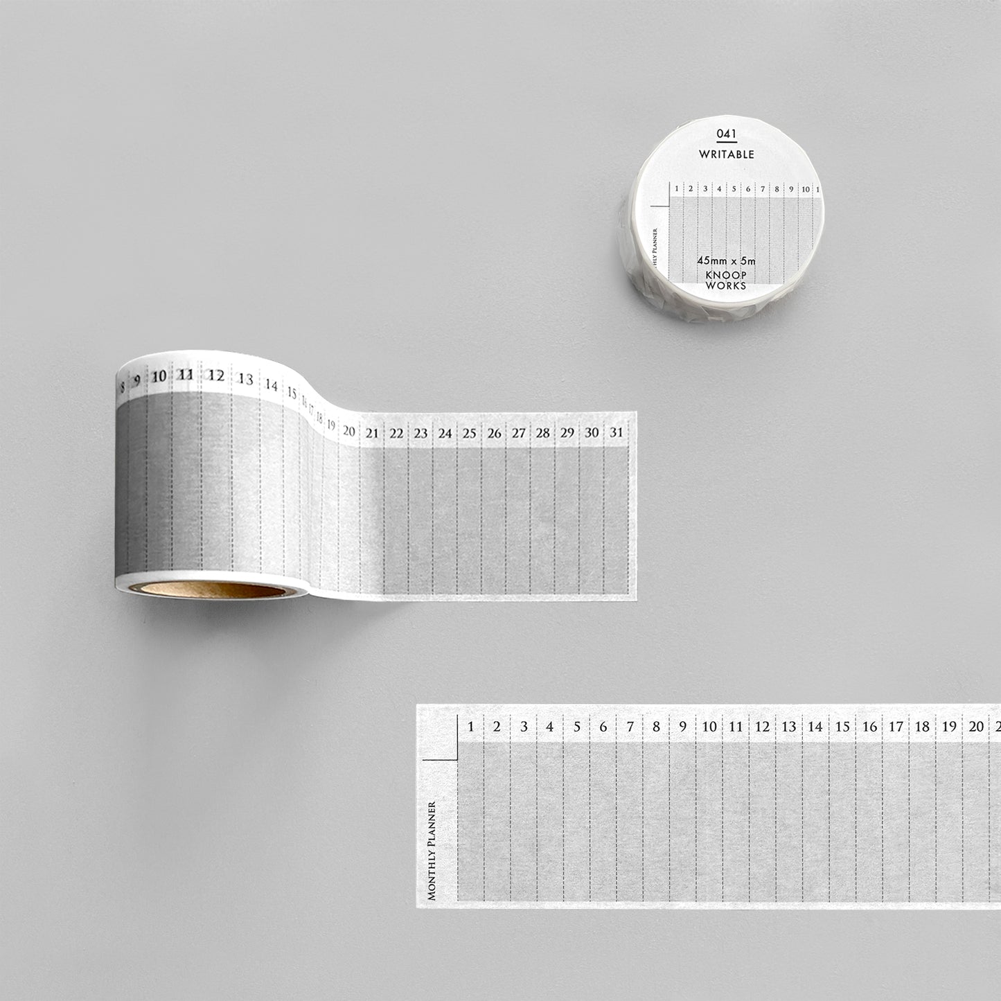041_MONTHLY PLANNERマスキングテープ|月間プランナー