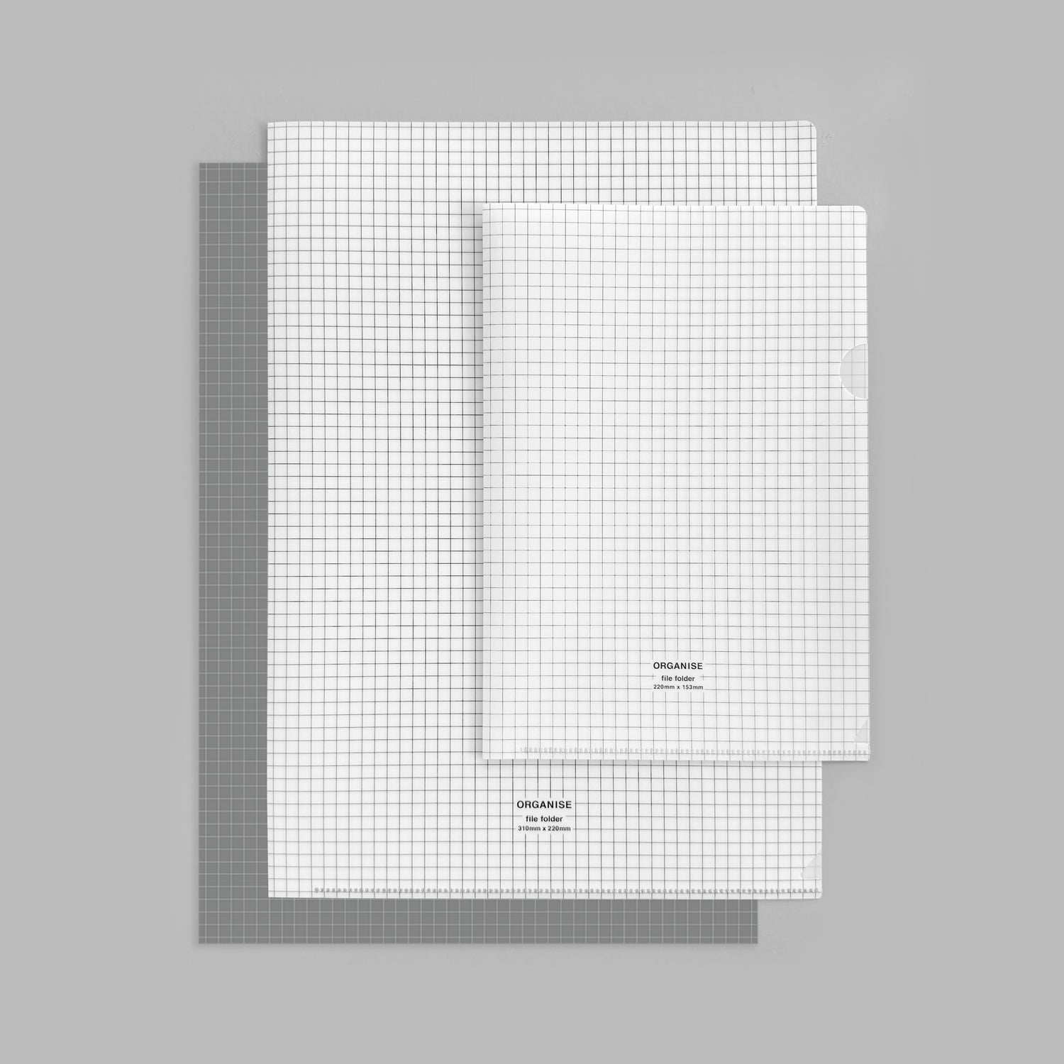 ORGANISE ｜方眼クリアファイルA4/A5 – KNOOPWORKS