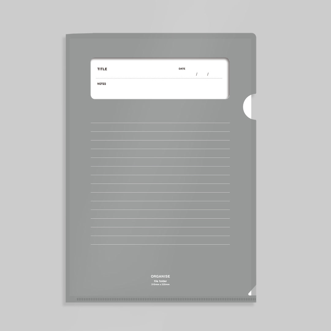 ORGANISE|TITLEクリアファイル
