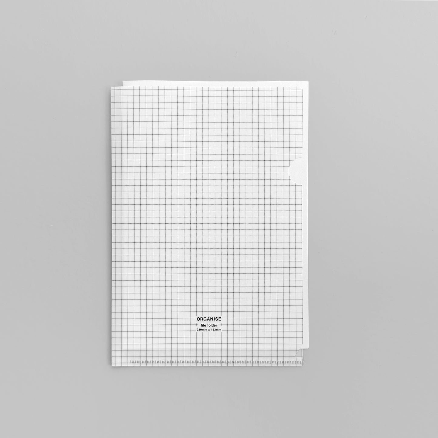 ORGANISE |方眼クリアファイルA4/A5