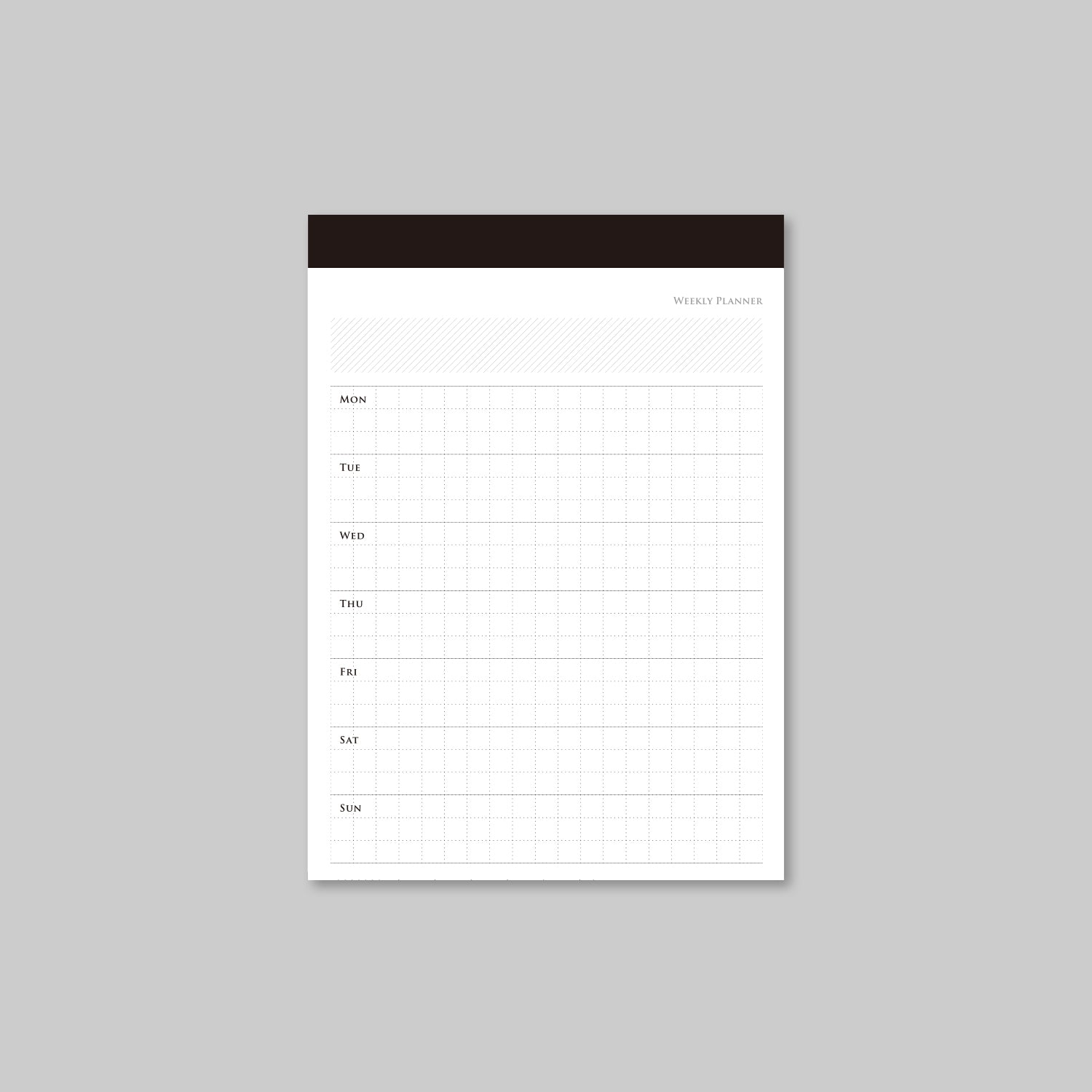 TU-KA FLweb メモ用紙 A6 WEEKLYメモ｜週間 – KNOOPWORKS