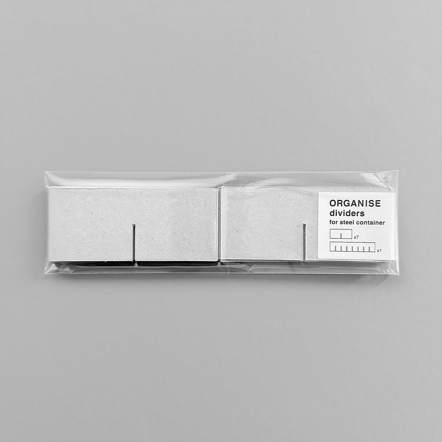 ORGANISE|スチールコンテナ専用ディバイダー(深型用)