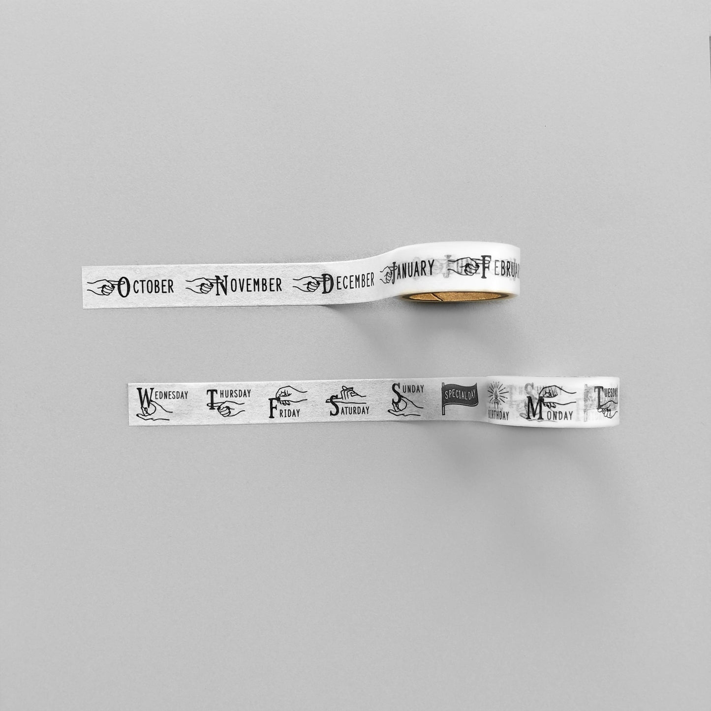 116_DAY OF THE WEEKマスキングテープ |曜日