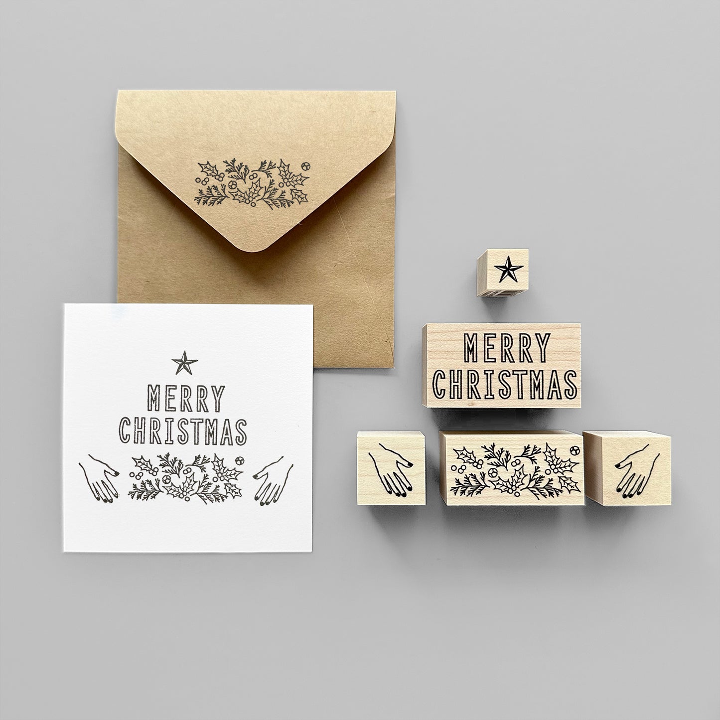 〈HOLLY〉スタンプ|ヒイラギ