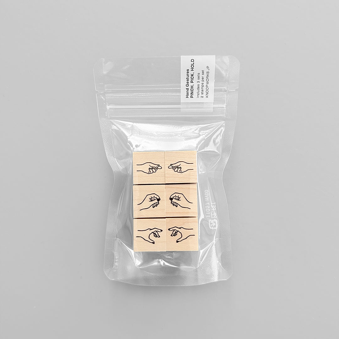 〈PINCH/PICK/HOLD〉スタンプ3点セット