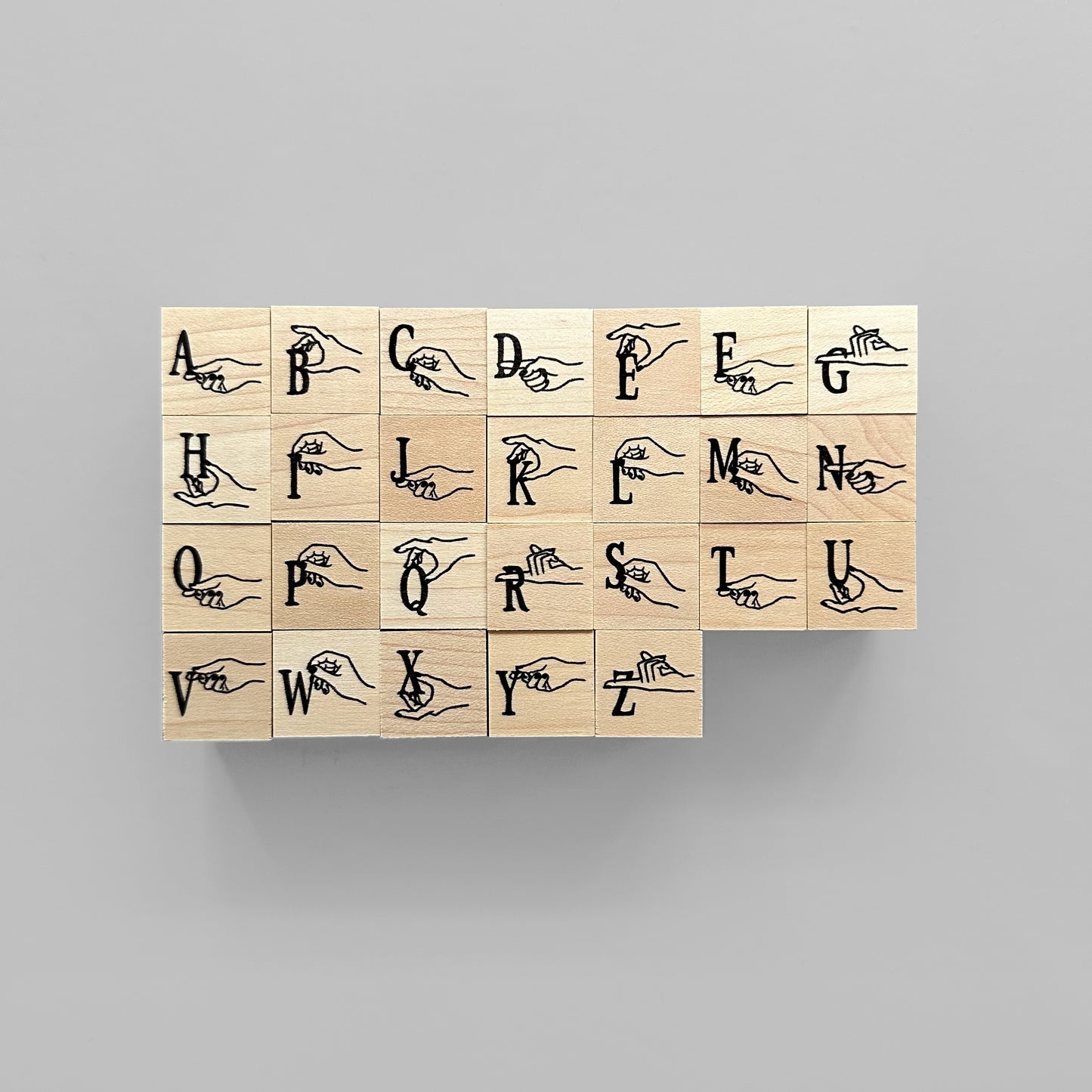 〈ALPHABET〉スタンプ|A-Z