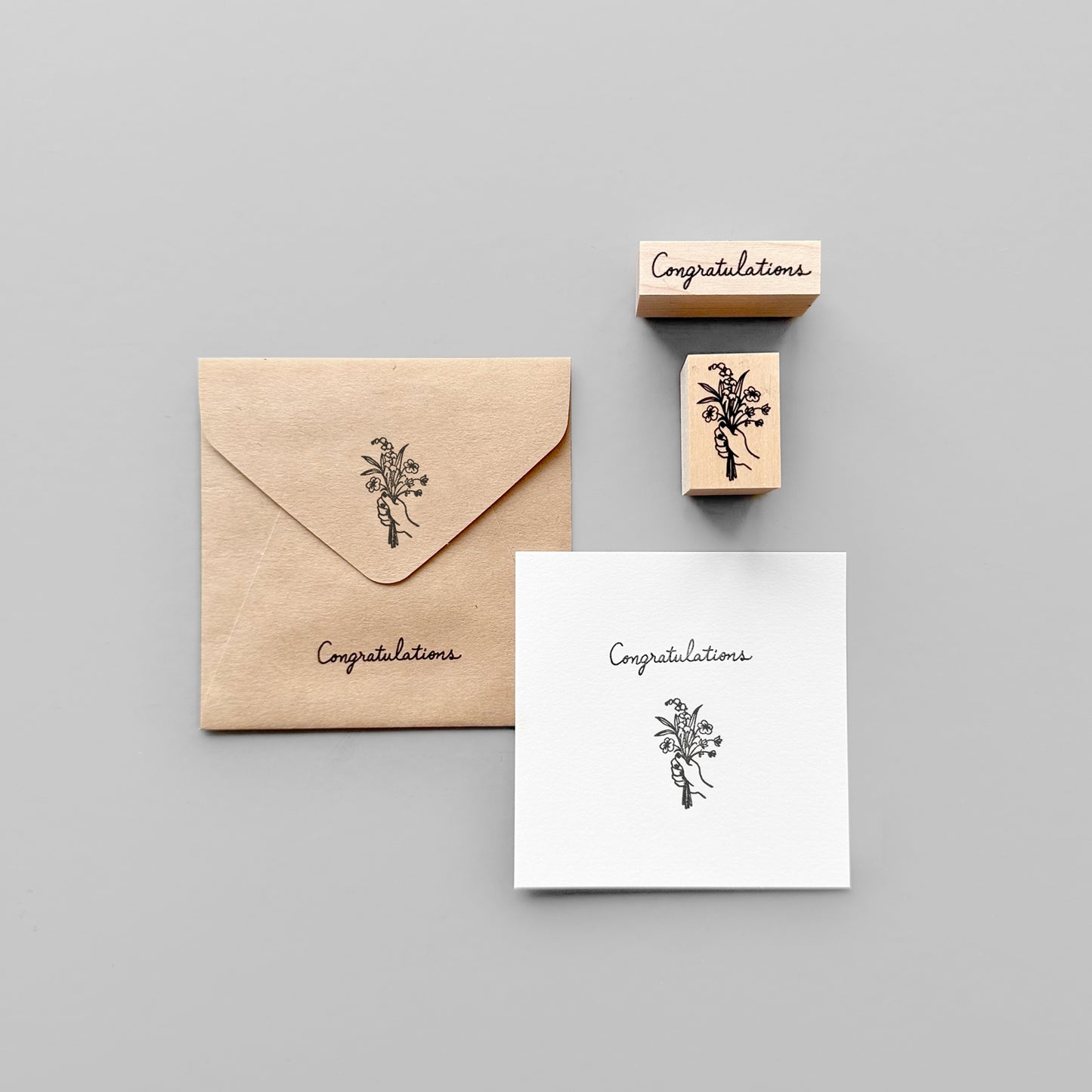 〈MESSAGE〉Congratulationsスタンプ|おめでとう