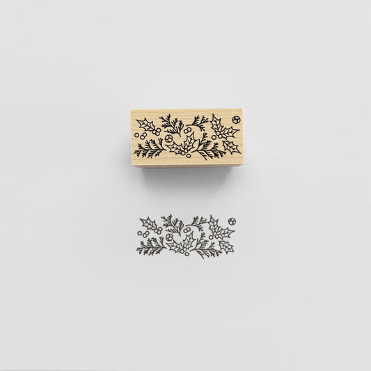 〈HOLLY〉スタンプ|ヒイラギ
