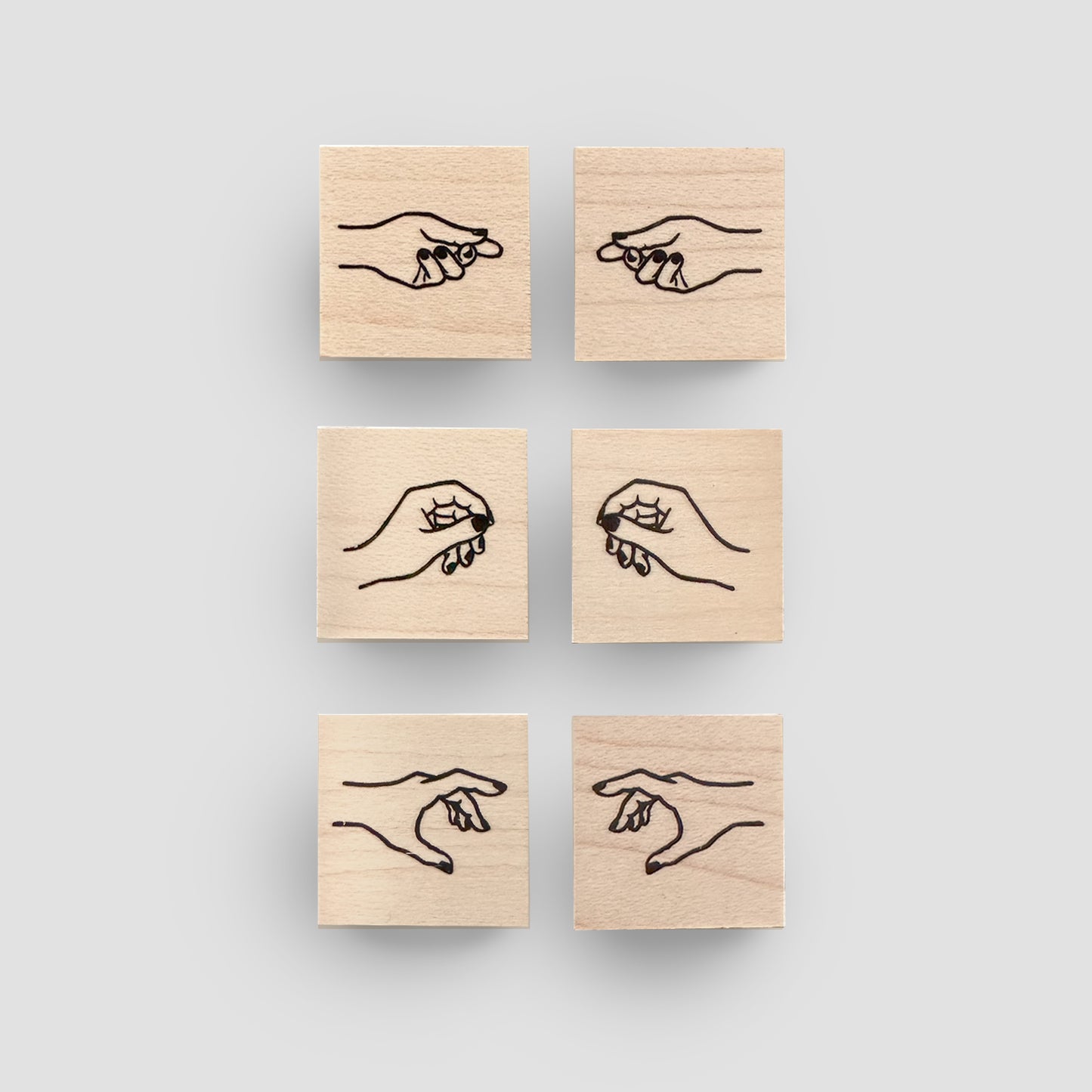 〈PINCH/PICK/HOLD〉スタンプ|はさむ・つまむ・もつ