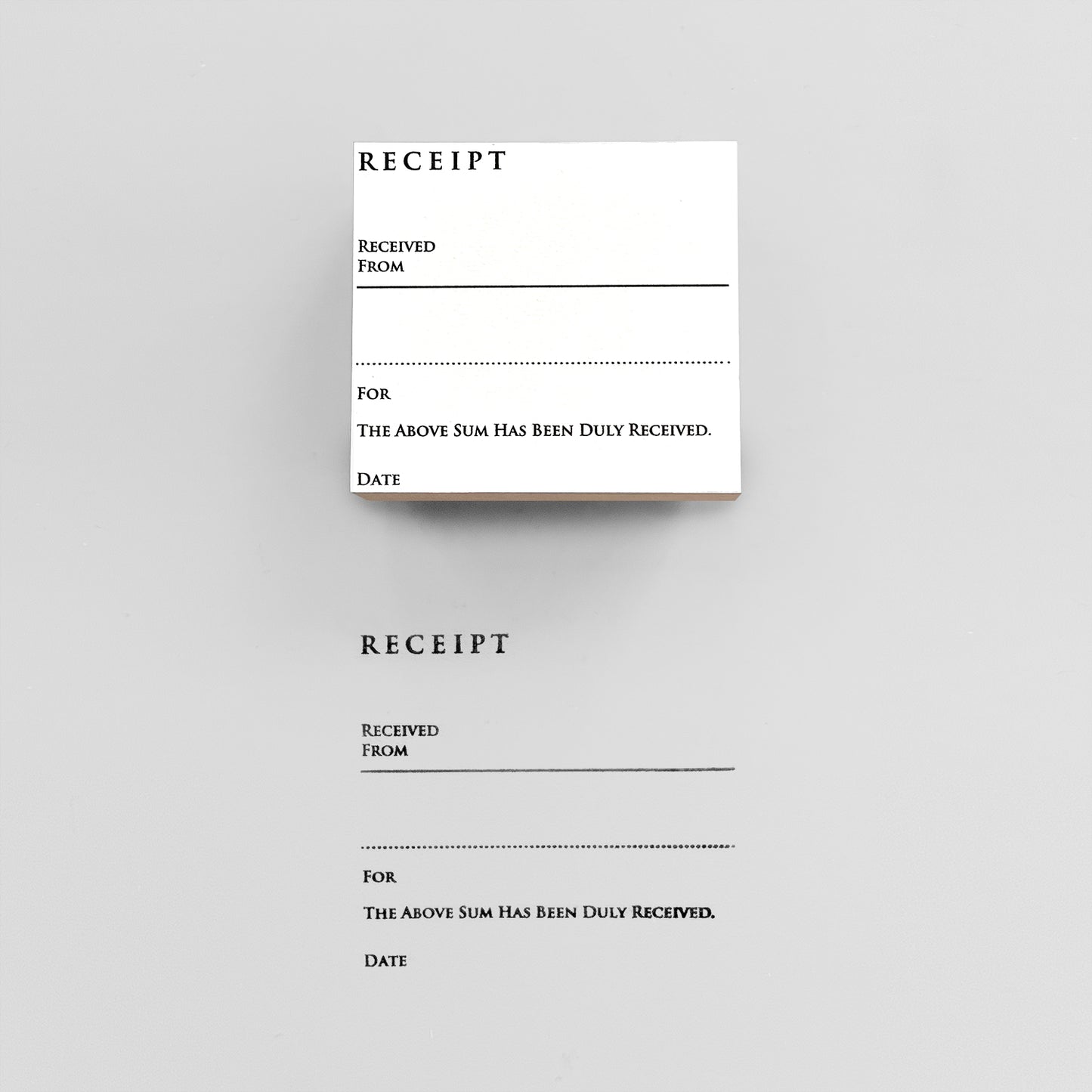 〈RECEIPT〉スタンプ