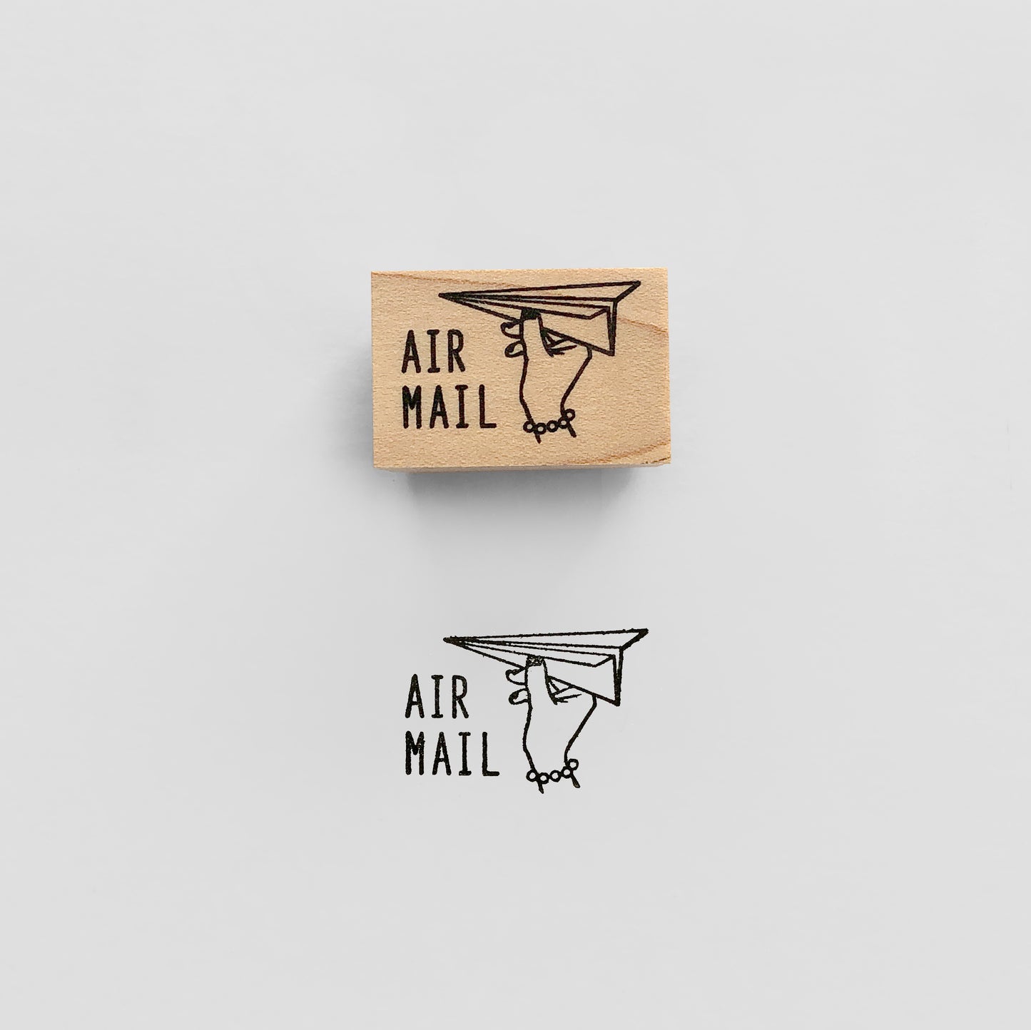〈AIR MAIL〉スタンプ|エアメール