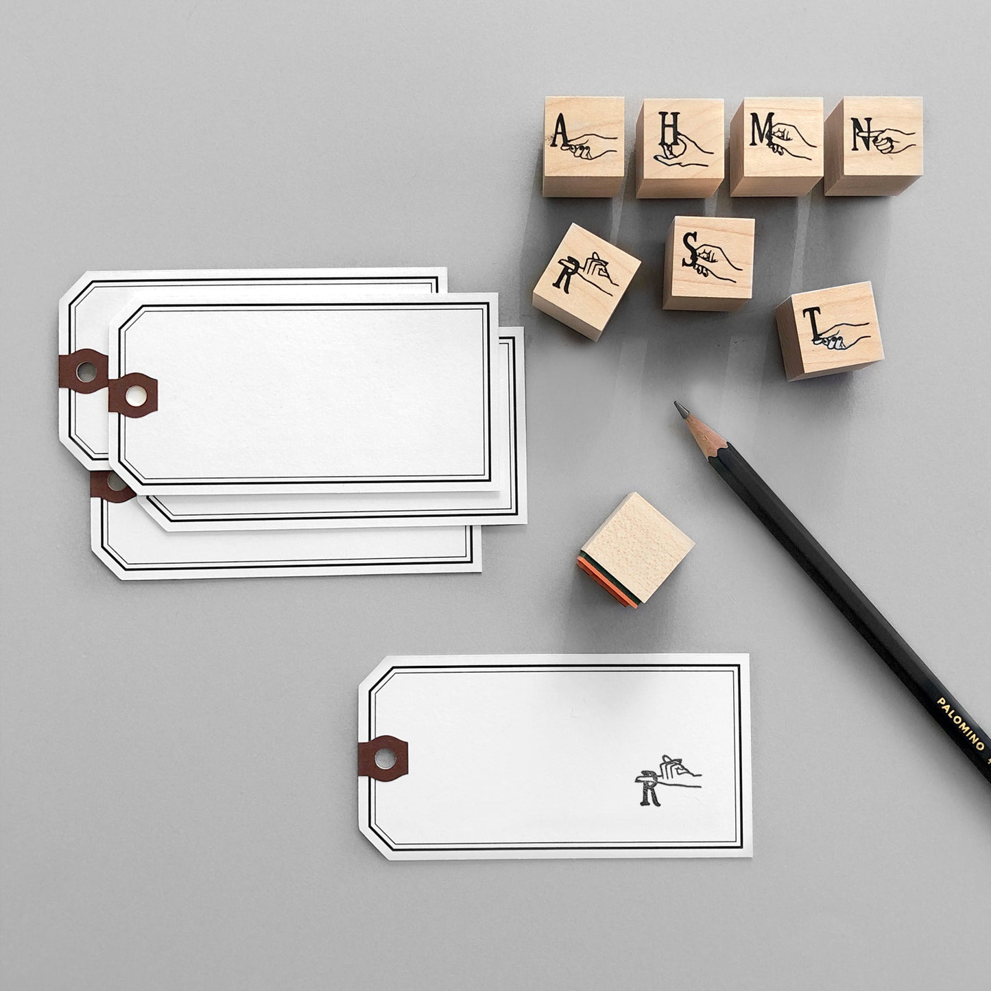 【期間限定】〈ALPHABET〉スタンプ|26文字セット(ボックス入り)