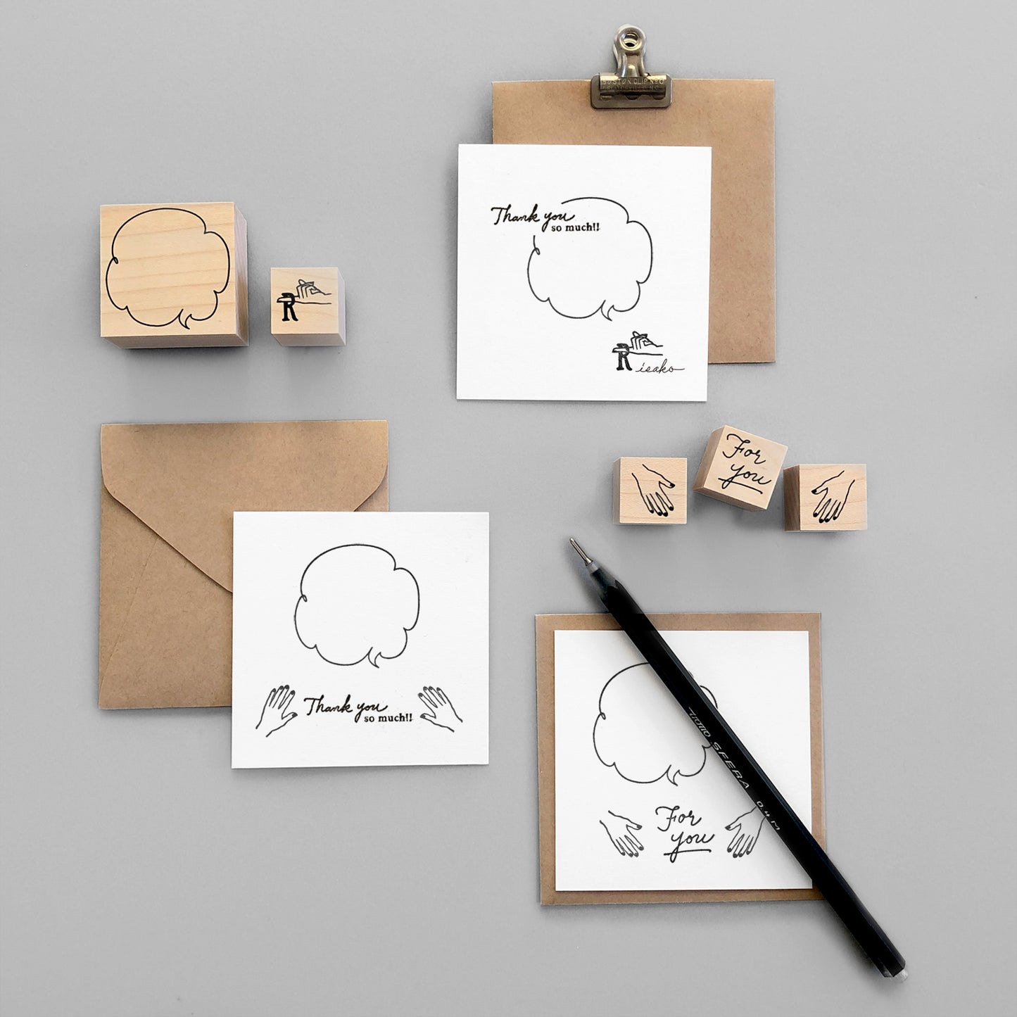 〈SPEECH BUBBLE〉スタンプ|吹き出し