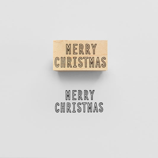 〈MERRY CHRISTMAS〉スタンプ|メリークリスマス