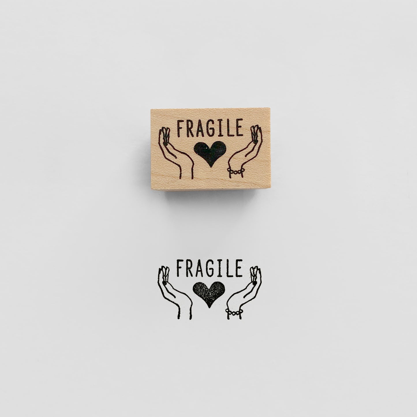 〈FRAGILE〉スタンプ|こわれもの