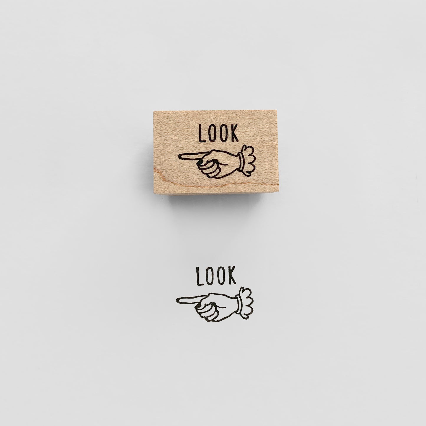 〈LOOK〉スタンプ|見て
