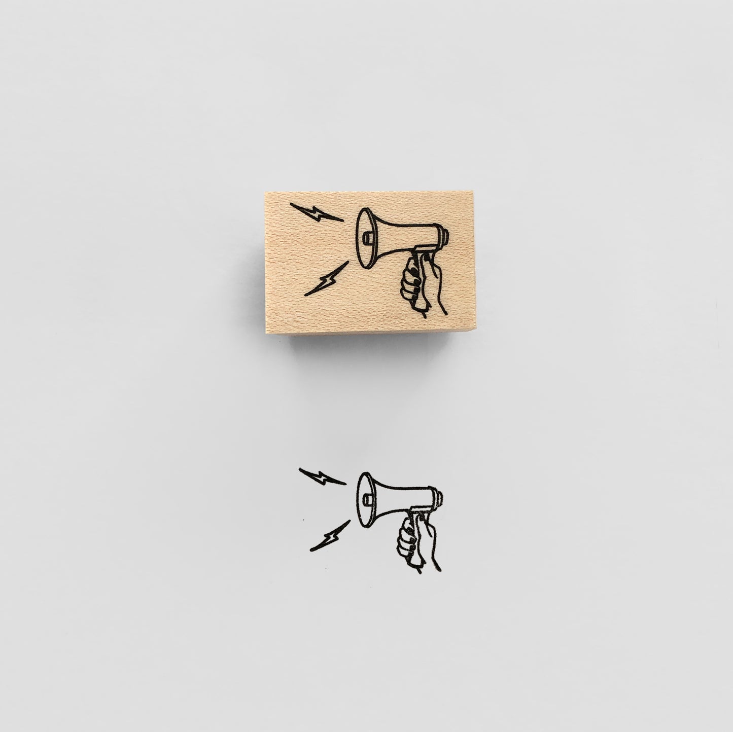 〈LOUDSPEAKER〉スタンプ|拡声器