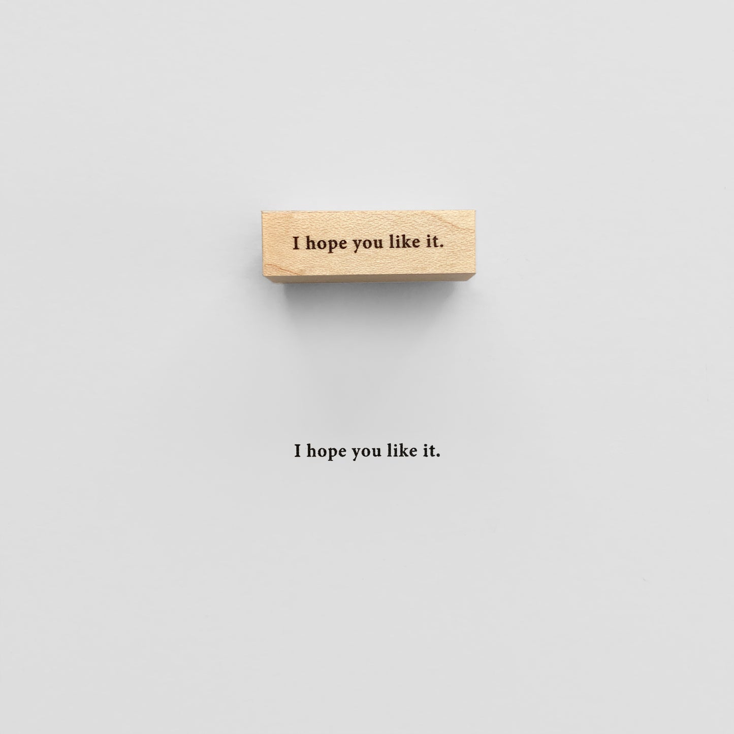 〈MESSAGE〉I hope you like it スタンプ|気に入ってもらえるといいな