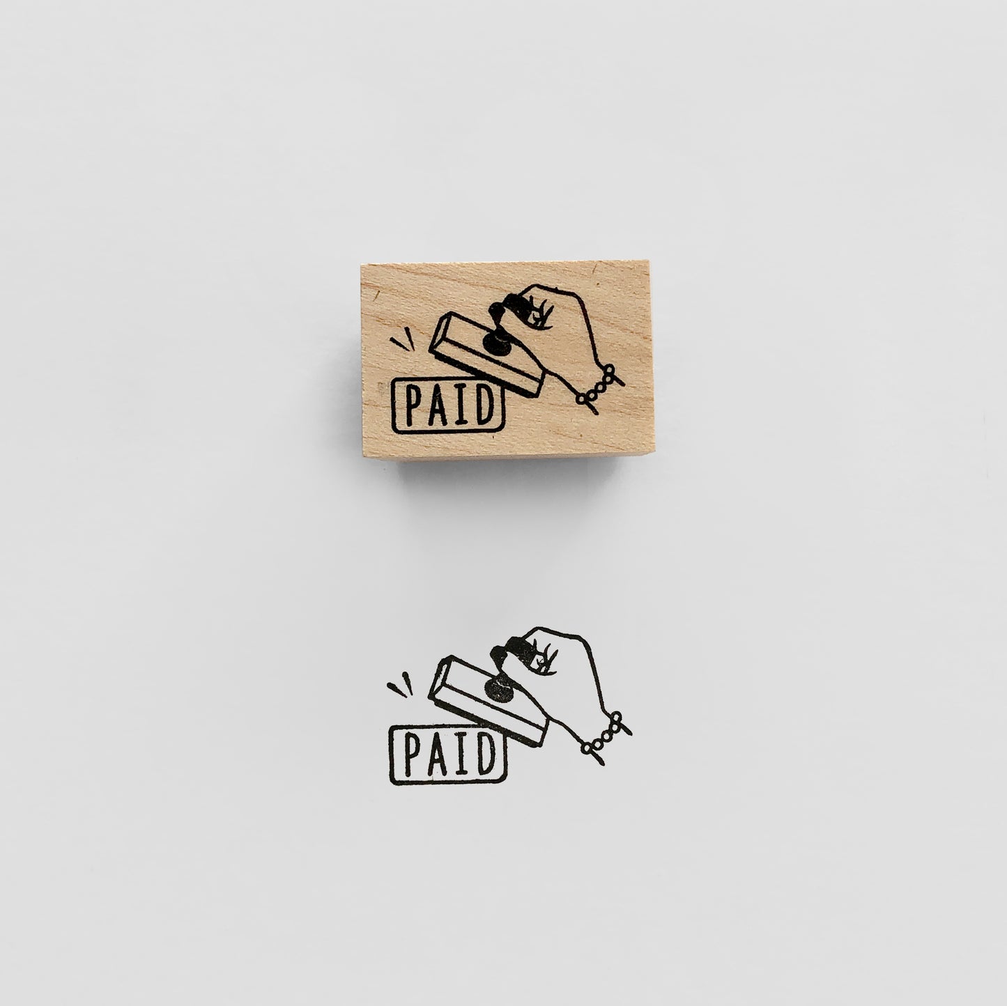 〈PAID〉スタンプ|支払済み
