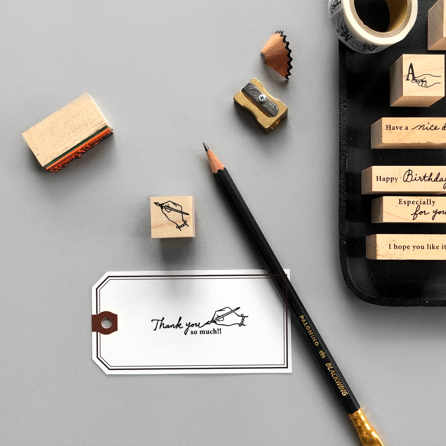 〈MESSAGE〉Thank you so much スタンプ|ありがとう