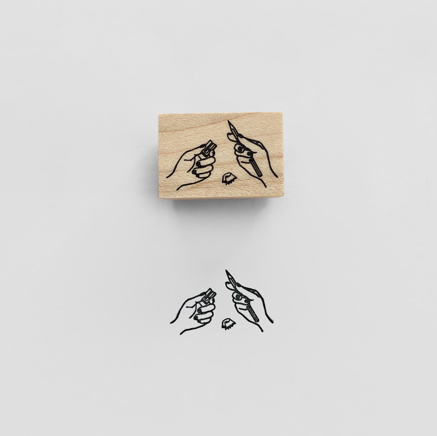 〈PENCIL SHARPENER〉スタンプ|鉛筆削り