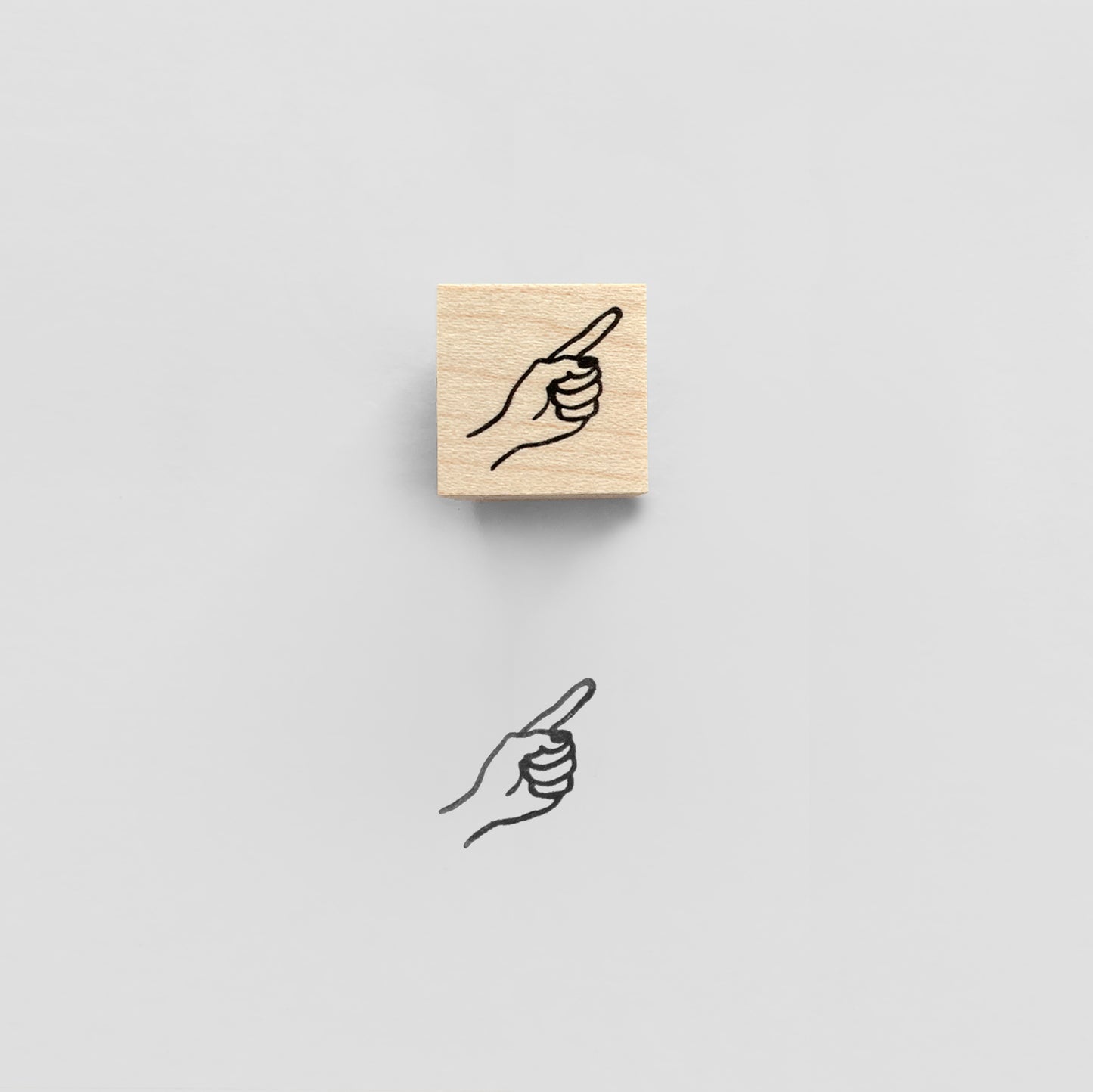 〈POINTING〉スタンプ(左手)|ポインティング