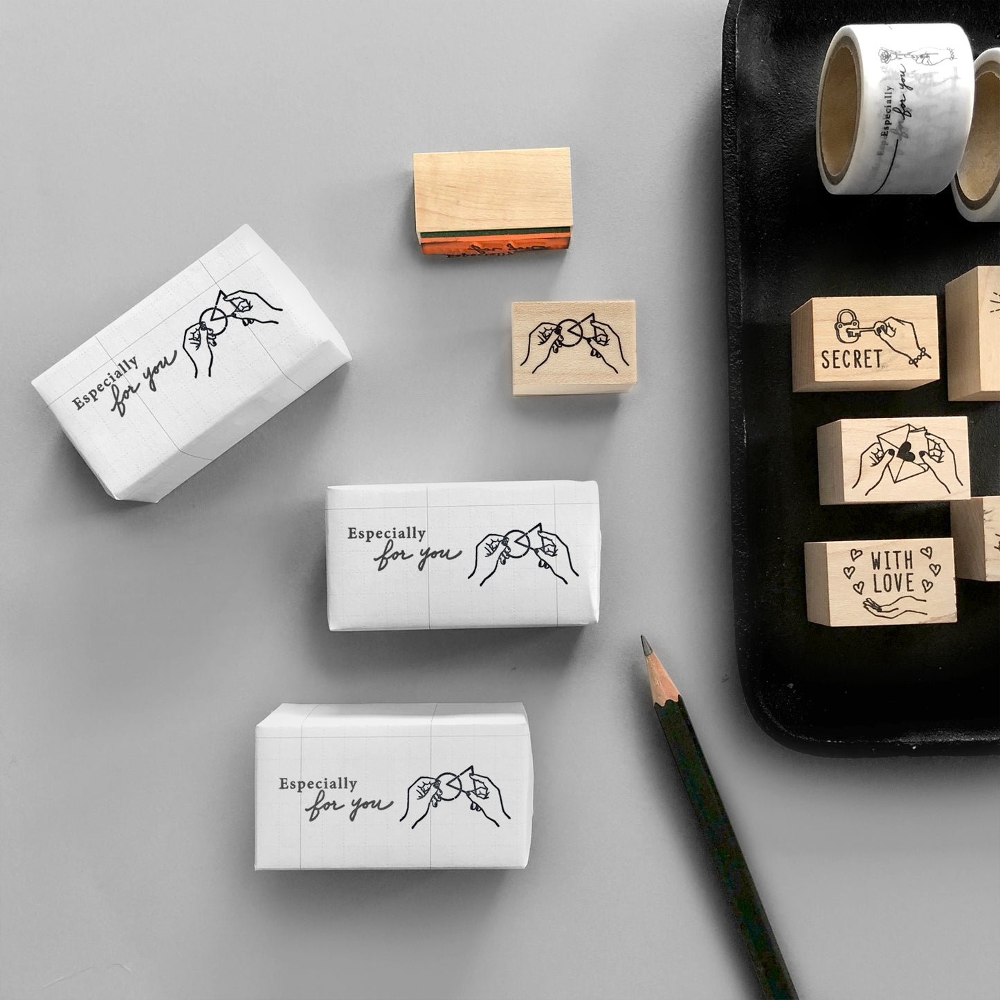 〈PUZZLE RING〉スタンプ|知恵の輪