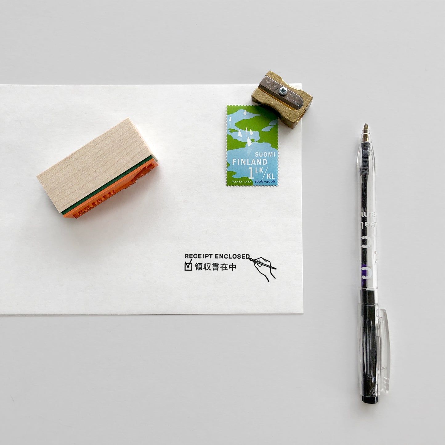 〈PEN〉領収書在中スタンプ