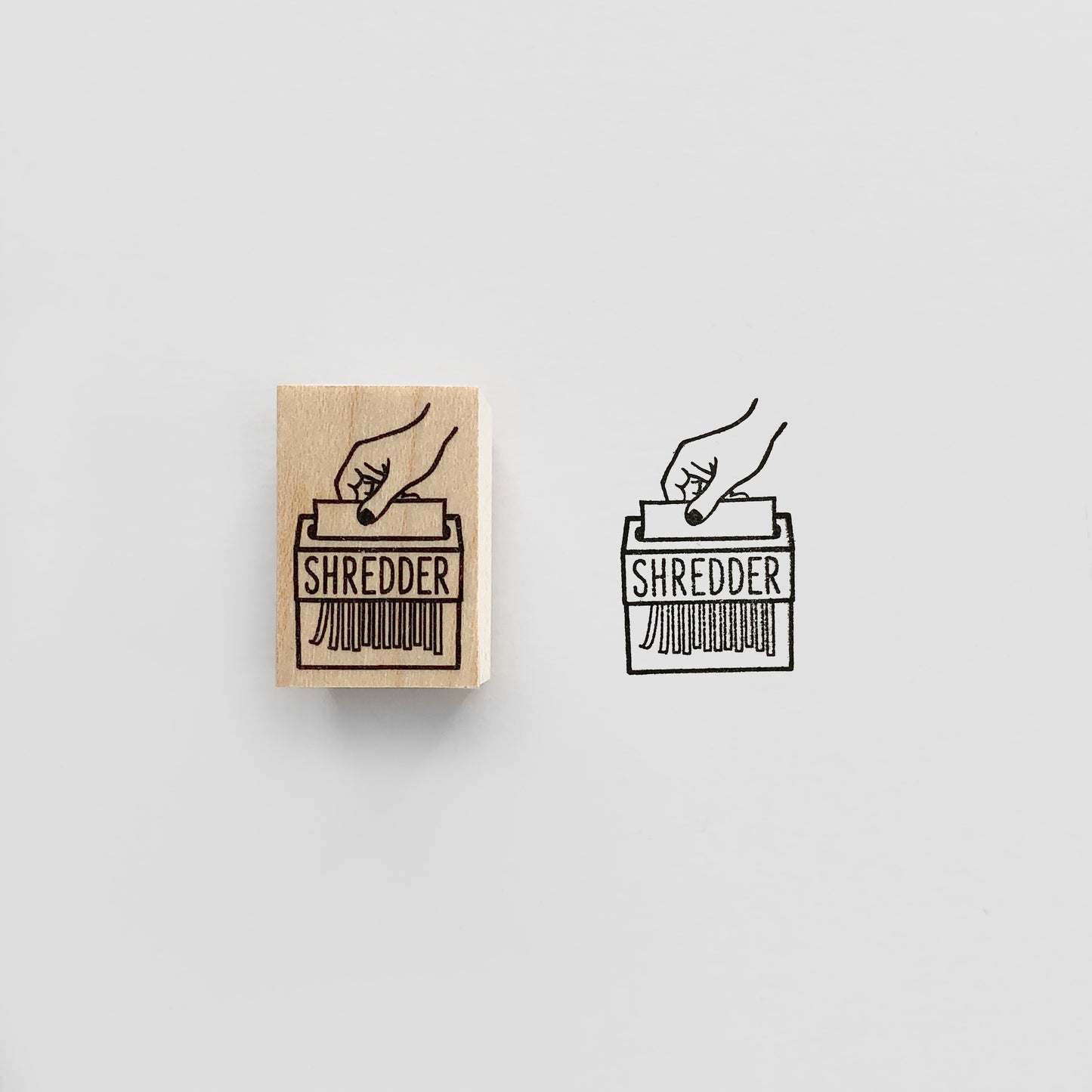 〈SHREDDER〉スタンプ|シュレッダー