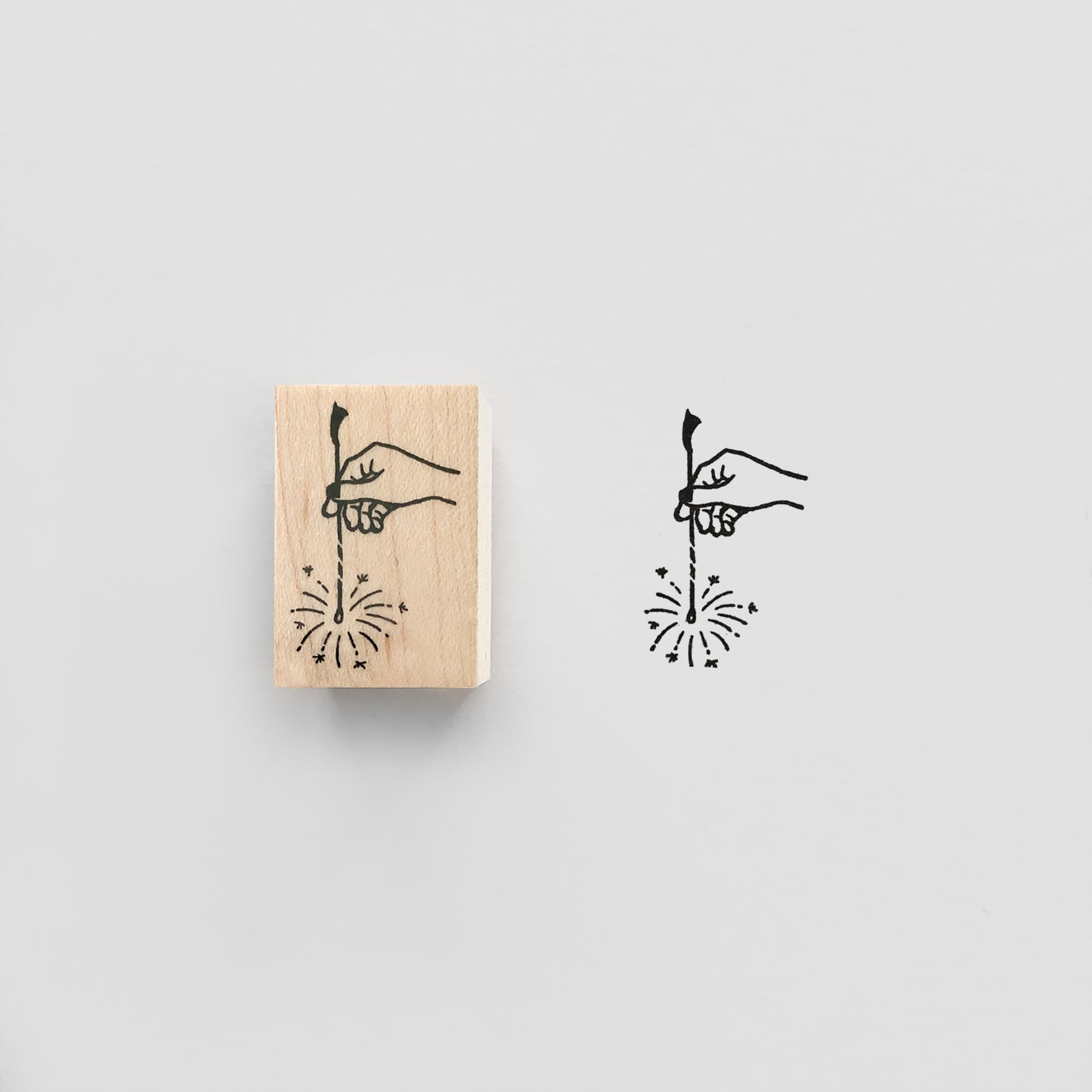 〈SPARKLER〉スタンプ|線香花火
