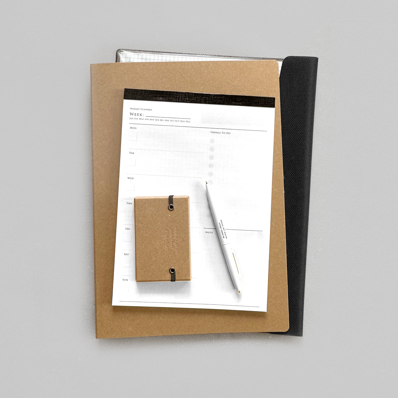 ORGANISE bifold folder｜クリップフォルダ – KNOOPWORKS