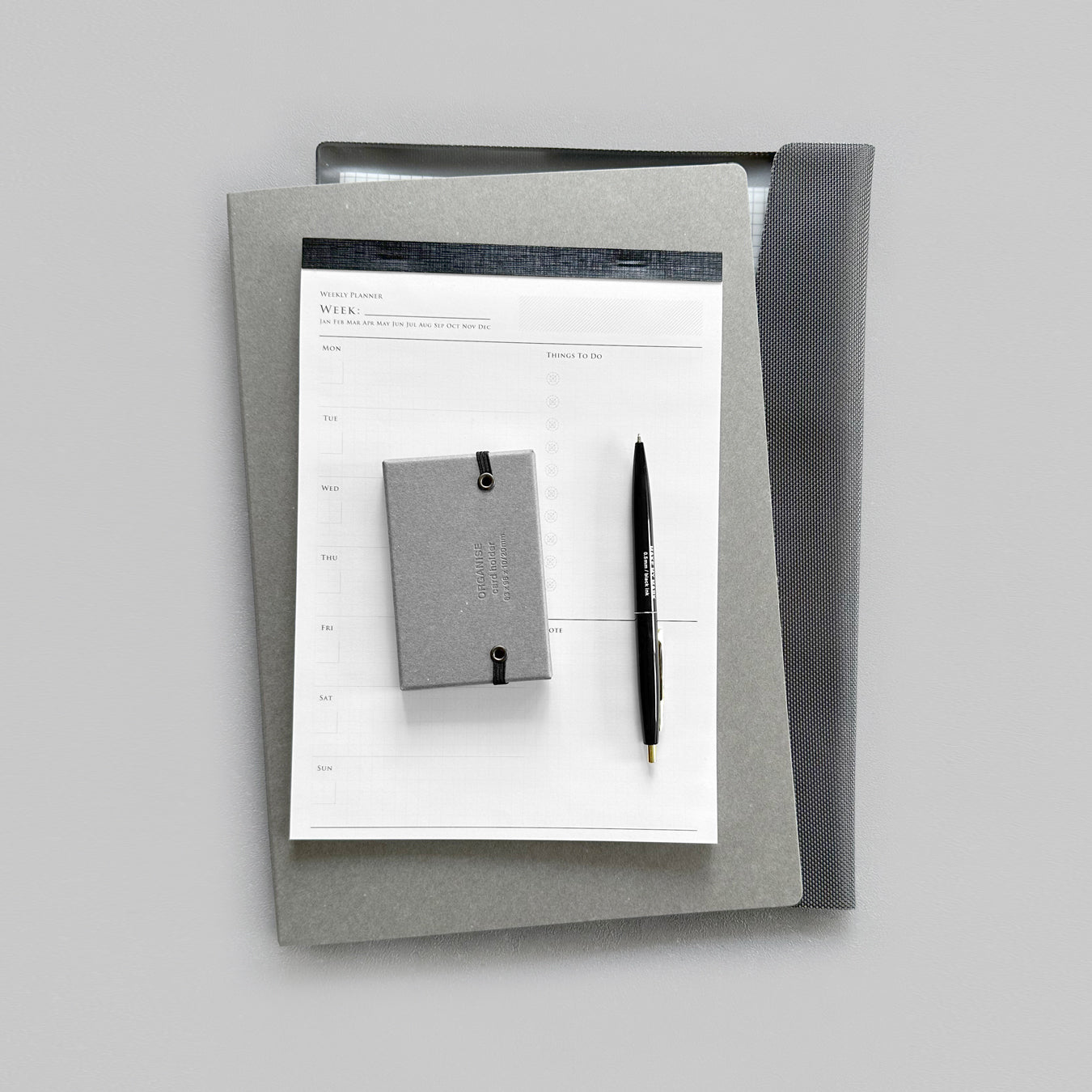 ORGANISE bifold folder｜クリップフォルダ – KNOOPWORKS