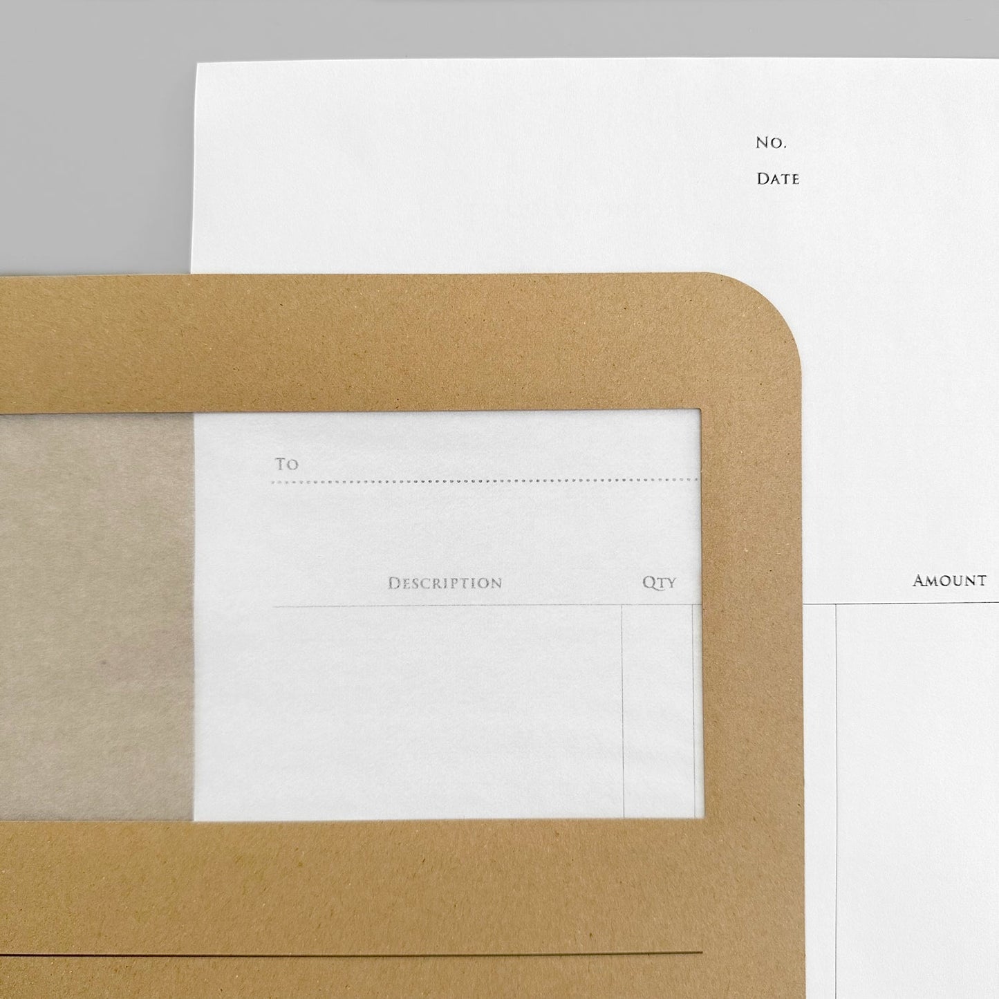 【期間限定・おまとめ買い】ORGANISE｜A4 window folder　10枚