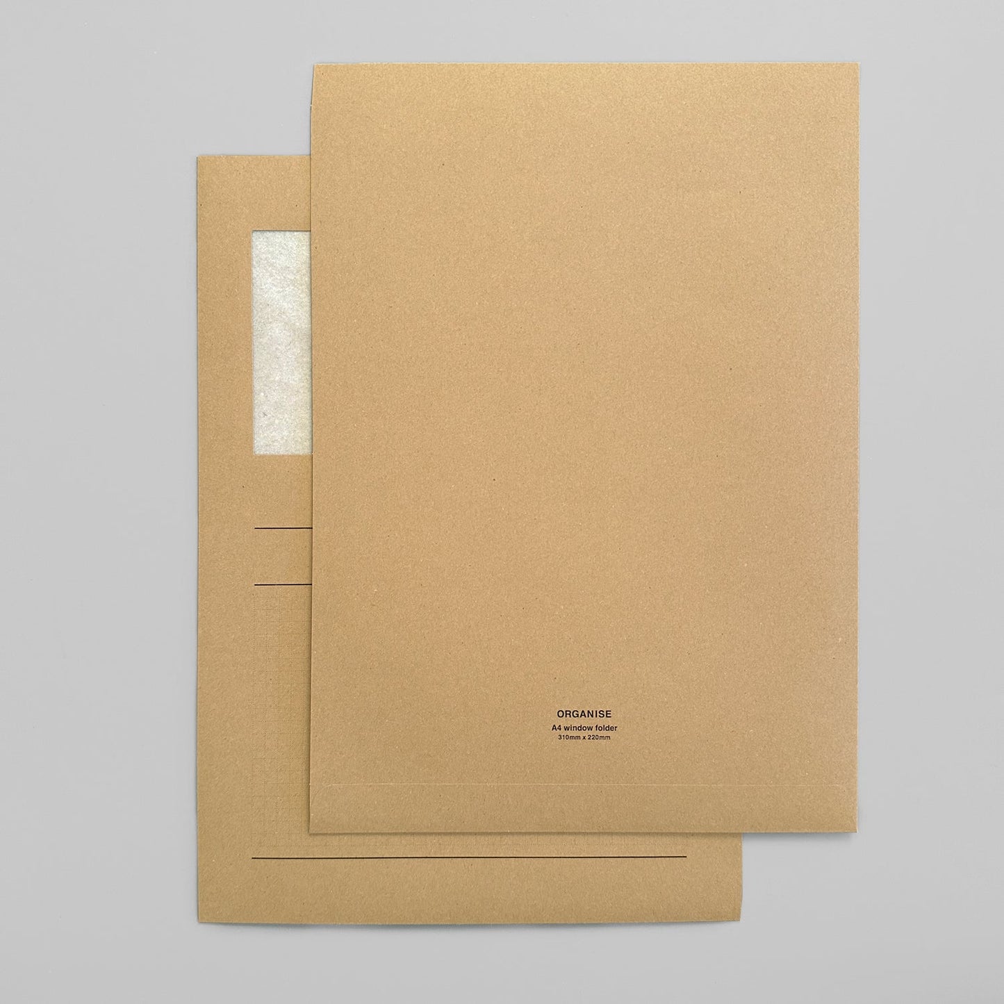 【期間限定・おまとめ買い】ORGANISE｜A4 window folder　10枚