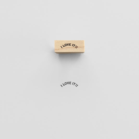 〈I LOVE IT〉スタンプ｜これ大好き