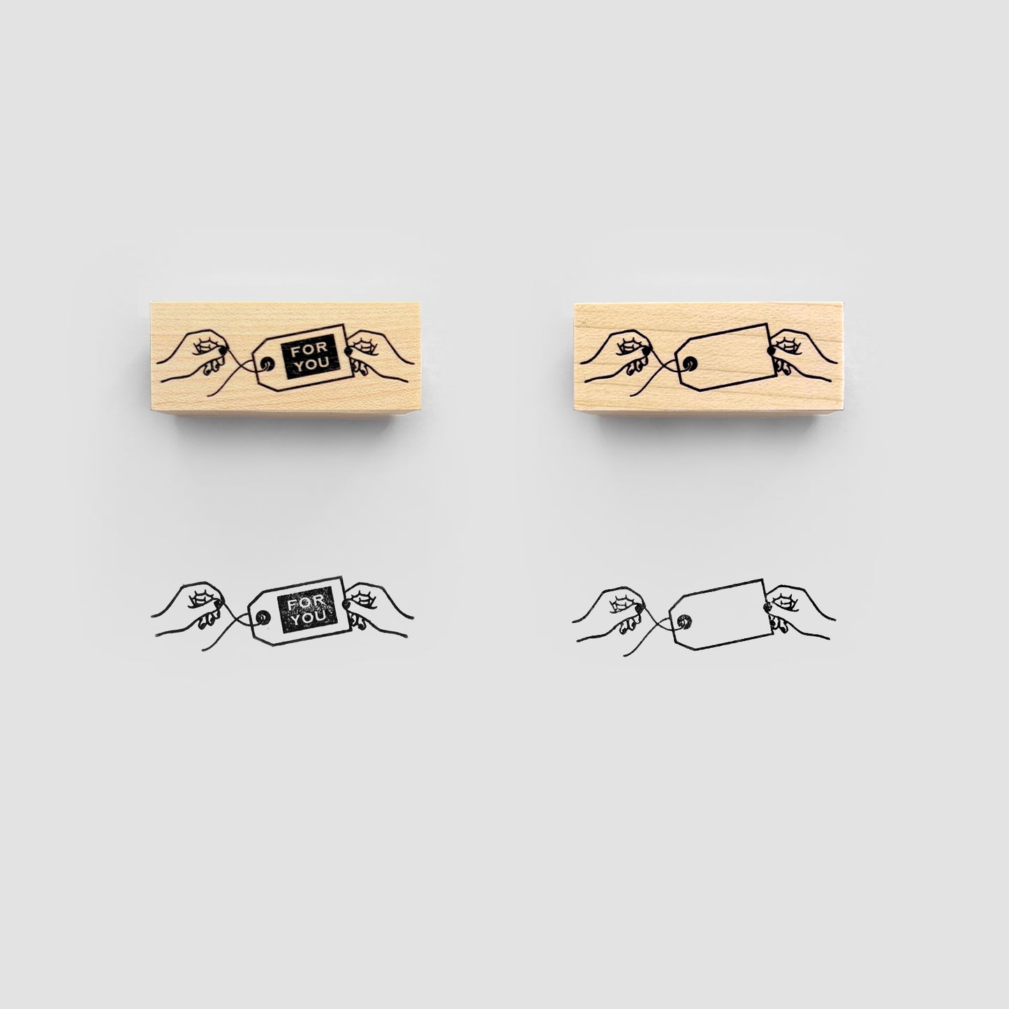 GIFT TAGスタンプ｜ギフトタグ（全2種類）