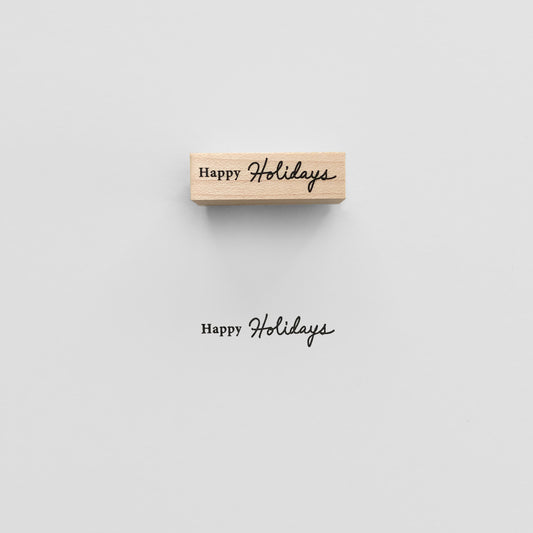 〈MESSAGE〉Happy Holidaysスタンプ｜よい休暇を