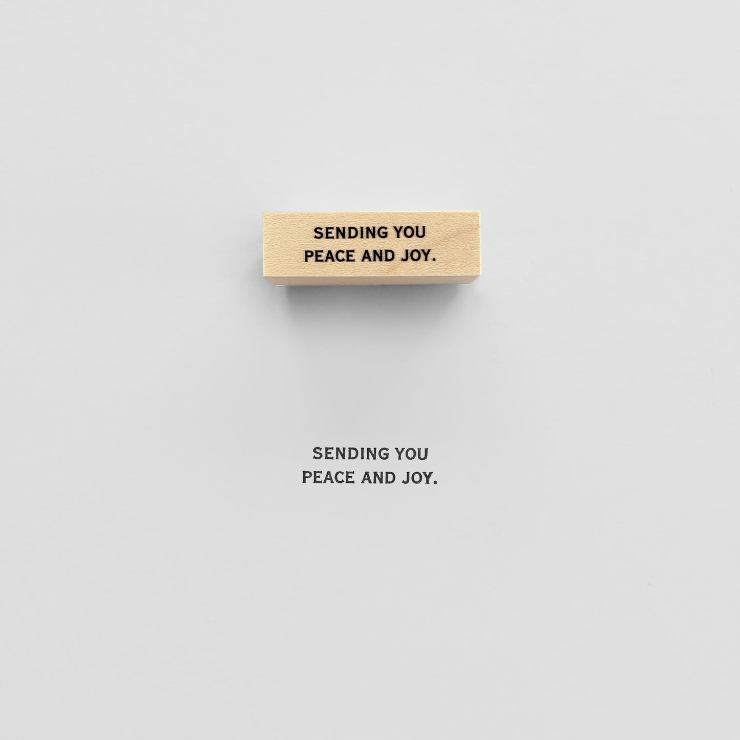 〈MESSAGE〉SENDING YOU PEACE AND JOY スタンプ｜安らぎと喜びを