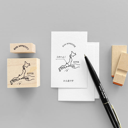 〈都道府県のカタチ〉スタンプ｜日本