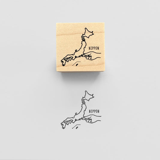 〈都道府県のカタチ〉スタンプ｜日本